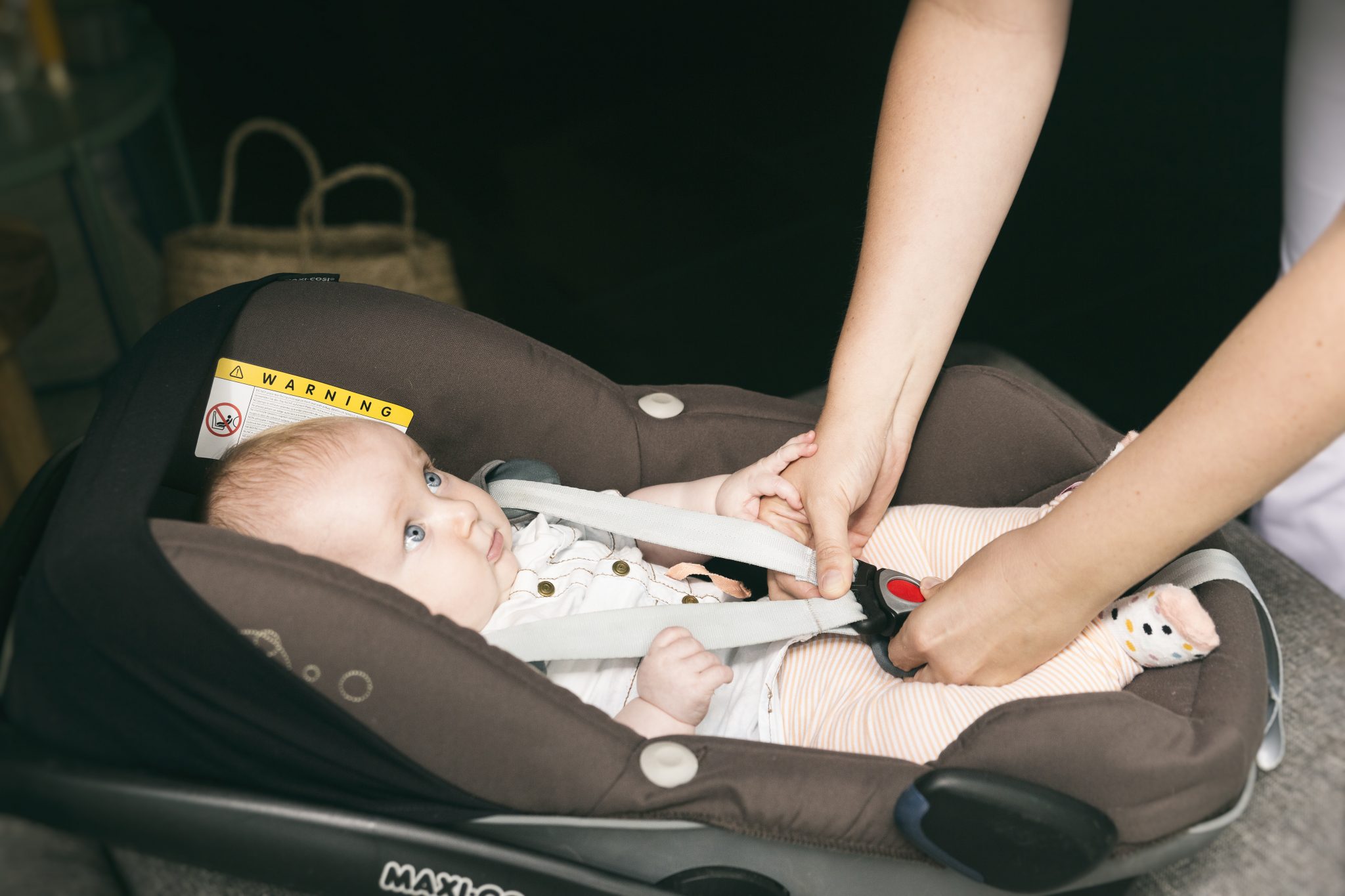 eerste keer naar buiten met baby