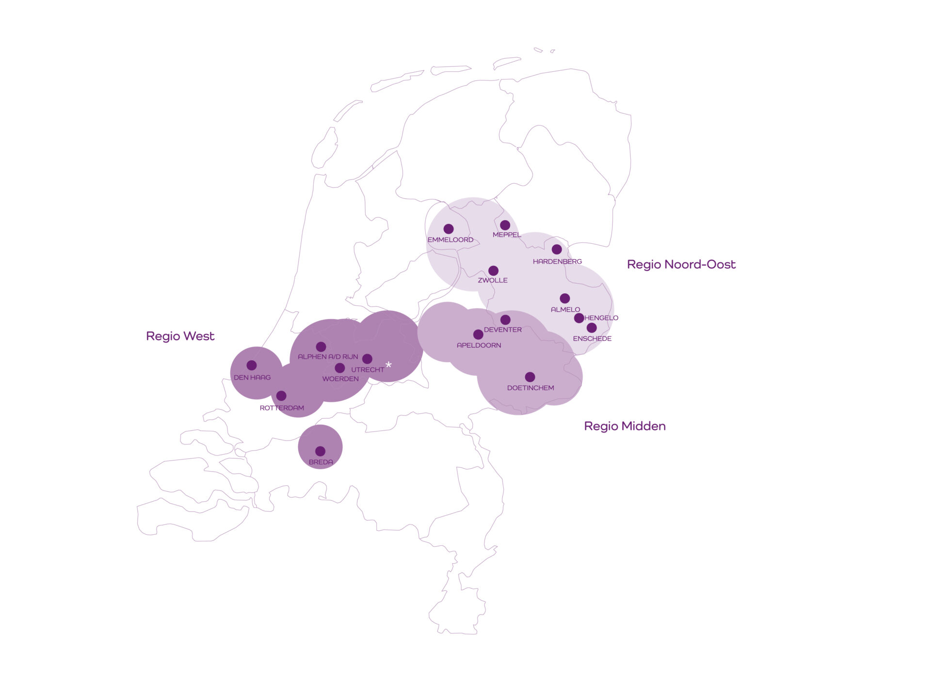 Verkleind werkgebied